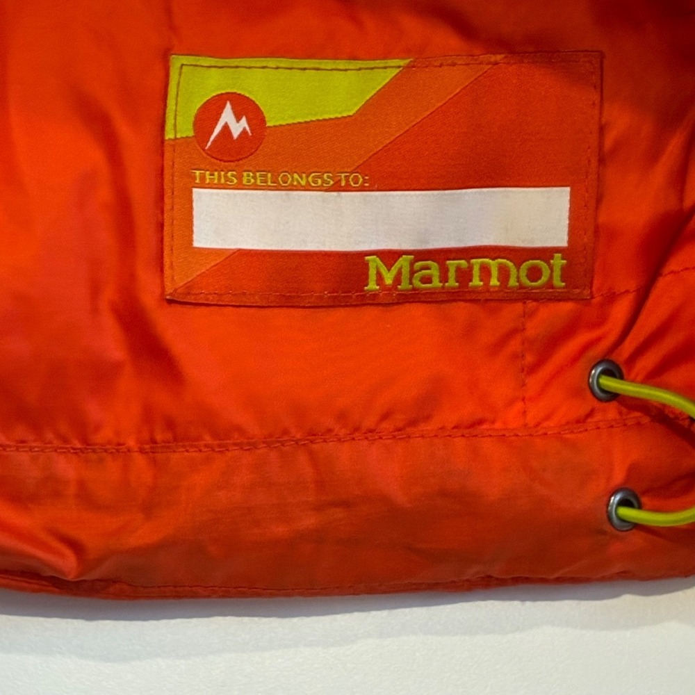 Marmot 700 Fill Hangtime Down Hooded Puffer Coat Youth Large Ski Season Trending - Picture 5 of 11